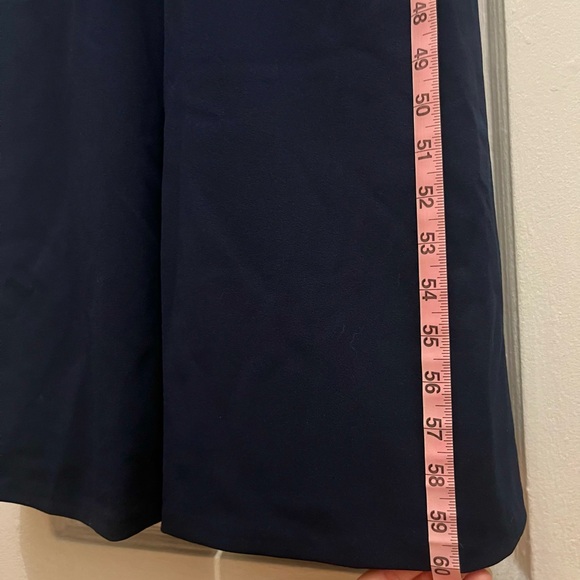 NWT Double V Off-Shoulder Navy Calvin Klein Formal Event Gown - Picture 14 of 14